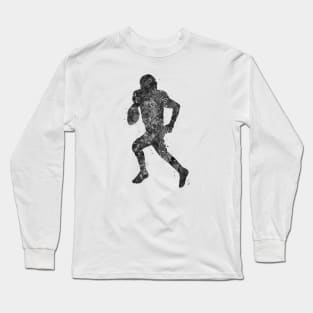 American football black and white Long Sleeve T-Shirt